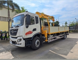 Xe tải Dongfeng gắn cẩu tự hành 5 tấn Soosan 2026