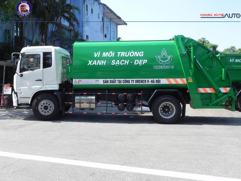 Xe ép rác Dongfeng 14 khối (14m3) mới 2022